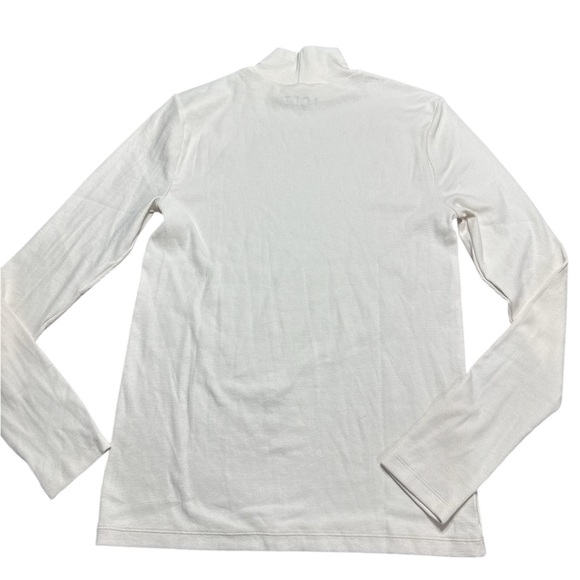 LOFT Ribbed Mock Neck Top - Picture 6 of 7